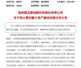 重大资产重组变全面战略合作 建龙微纳终止收购汉兴能源不少于51%股份