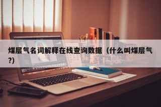 煤层气名词解释在线查询数据（什么叫煤层气?）