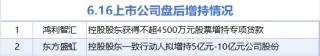 6月16日增减持汇总：鸿利智汇等2股增持 三维通信等19股减持（表）