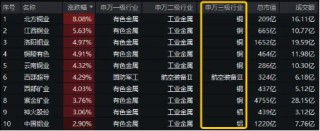 霸居全市场ETF涨幅榜前十，有色龙头ETF（159876）盘中涨逾2%！铜价狂飙，或由于美国关税政策