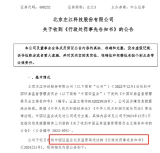 第一例，左江科技IR专员被罚了250万元