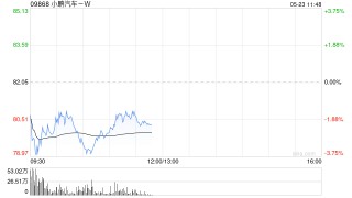 大摩：小鹏汽车-W下半年销售额及利润率飙升 目标价101港元