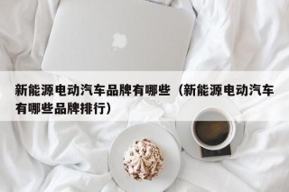 新能源电动汽车品牌有哪些（新能源电动汽车有哪些品牌排行）