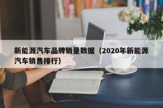 新能源汽车品牌销量数据（2020年新能源汽车销售排行）