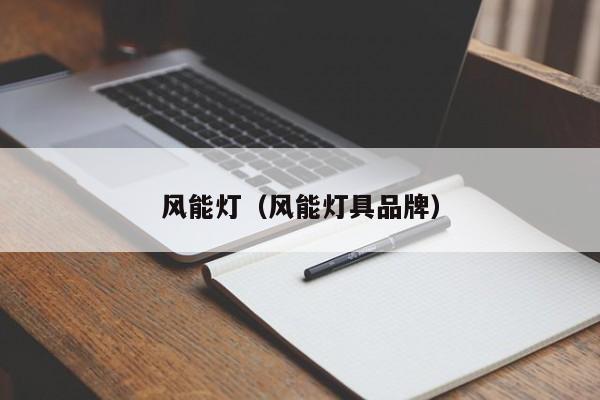 风能灯（风能灯具品牌）  第1张