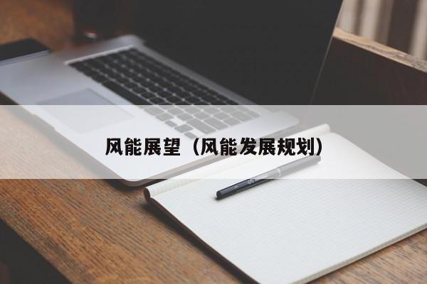风能展望（风能发展规划）  第1张