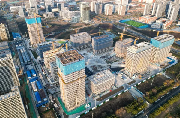 总投资27.75亿元！合肥科大硅谷高新孵化园一期主体结构封顶  第1张