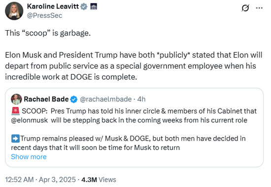 特斯拉低开高走 Q1交付量不及预期 离职传闻为假  第2张