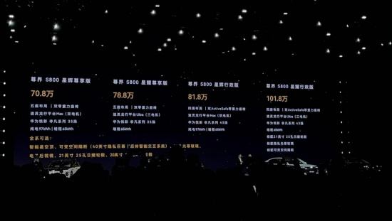 尊界S800大定突破1000辆 自主品牌集体冲击高端车市场  第6张