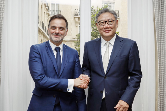 商务部部长王文涛会见法国欧洲和外交部外贸部长级代表圣-马丁  第1张