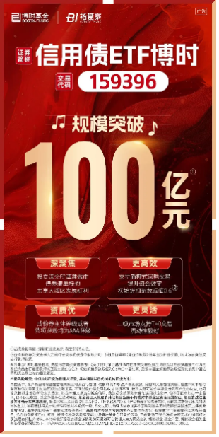 信用债ETF博时（159396）规模突破百亿，成为高效配置利器  第1张