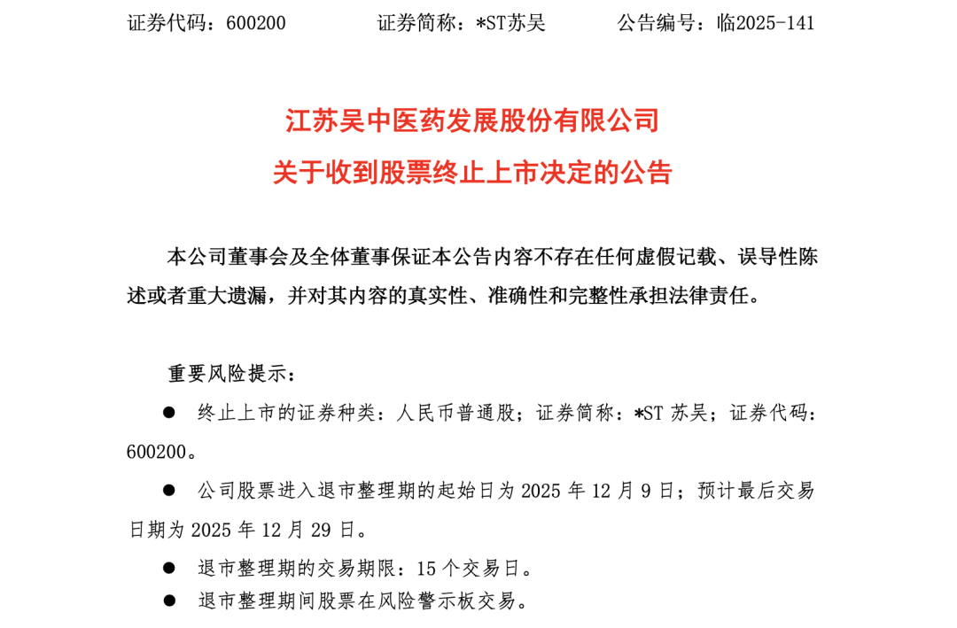 宣布了!600200,终止上市!影响6万多股民 第1张 宣布了!600200,终止上市!影响6万多股民 第1张