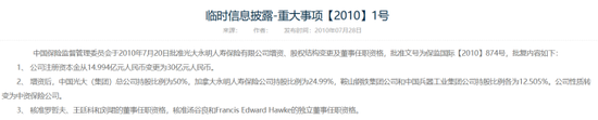 年升一级!迎首位社聘董事长,投资端、承保端双改善,Q3扭亏,光大永明启新程 第5张 年升一级!迎首位社聘董事长,投资端、承保端双改善,Q3扭亏,光大永明启新程 第5张