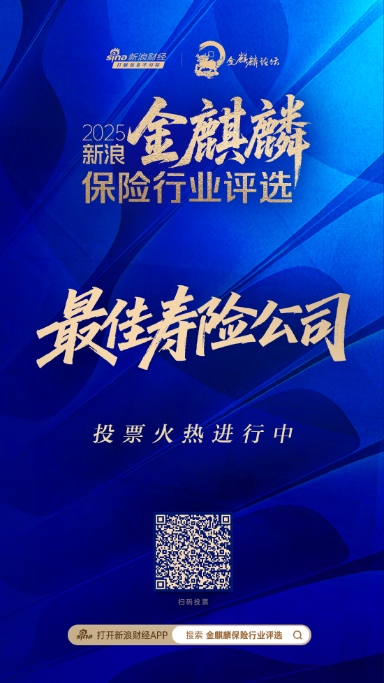 谁是你心中的最佳寿险公司?2025新浪金麒麟保险行业评选正在火热进行中 第1张 谁是你心中的最佳寿险公司?2025新浪金麒麟保险行业评选正在火热进行中 第1张