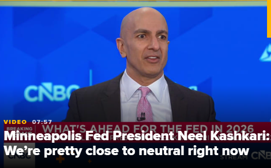 美联储官员卡什卡里:AI正导致大企业放缓招聘步伐 第1张 美联储官员卡什卡里:AI正导致大企业放缓招聘步伐 第1张